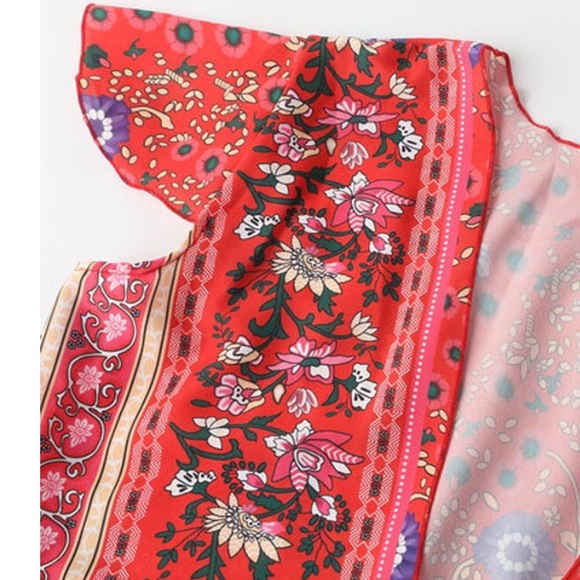 ❌SOLD❌BOHO WRAP DRESS - Picture 7 of 8